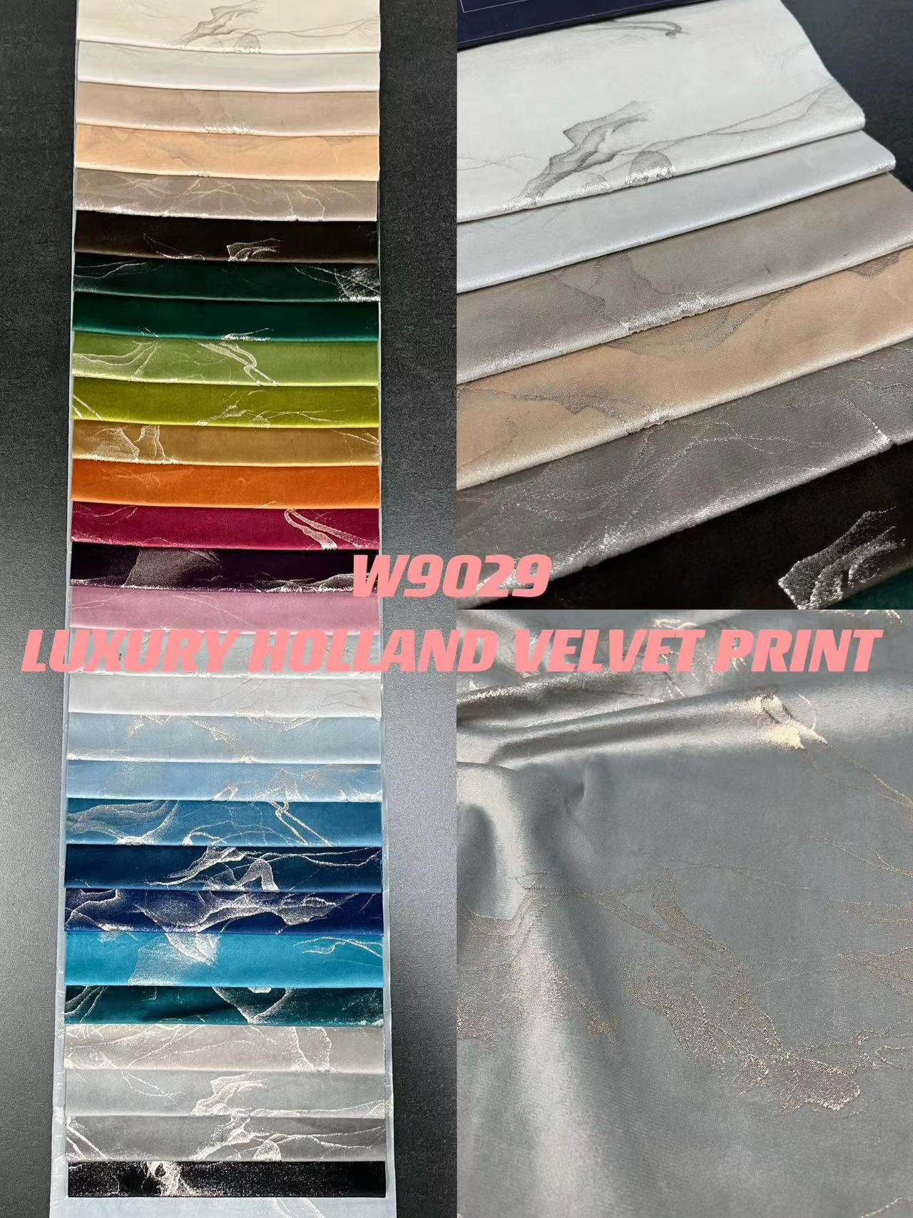 W9029 LUXURY HOLLAND VELVET PRINT
